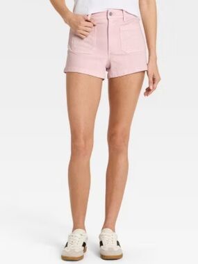Universal Thread Pink Highest Rise Sailor Denim Shorts